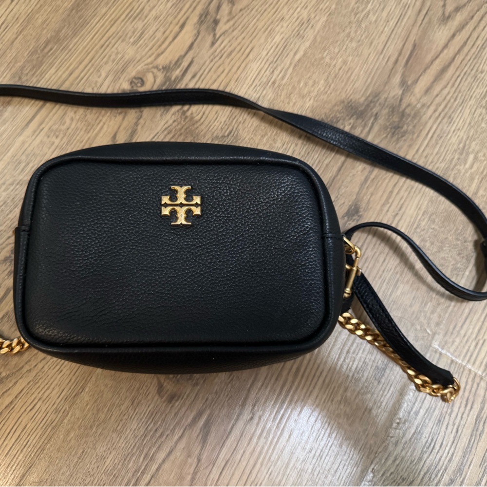 Tory Burch Black Leather Crossbody Bag